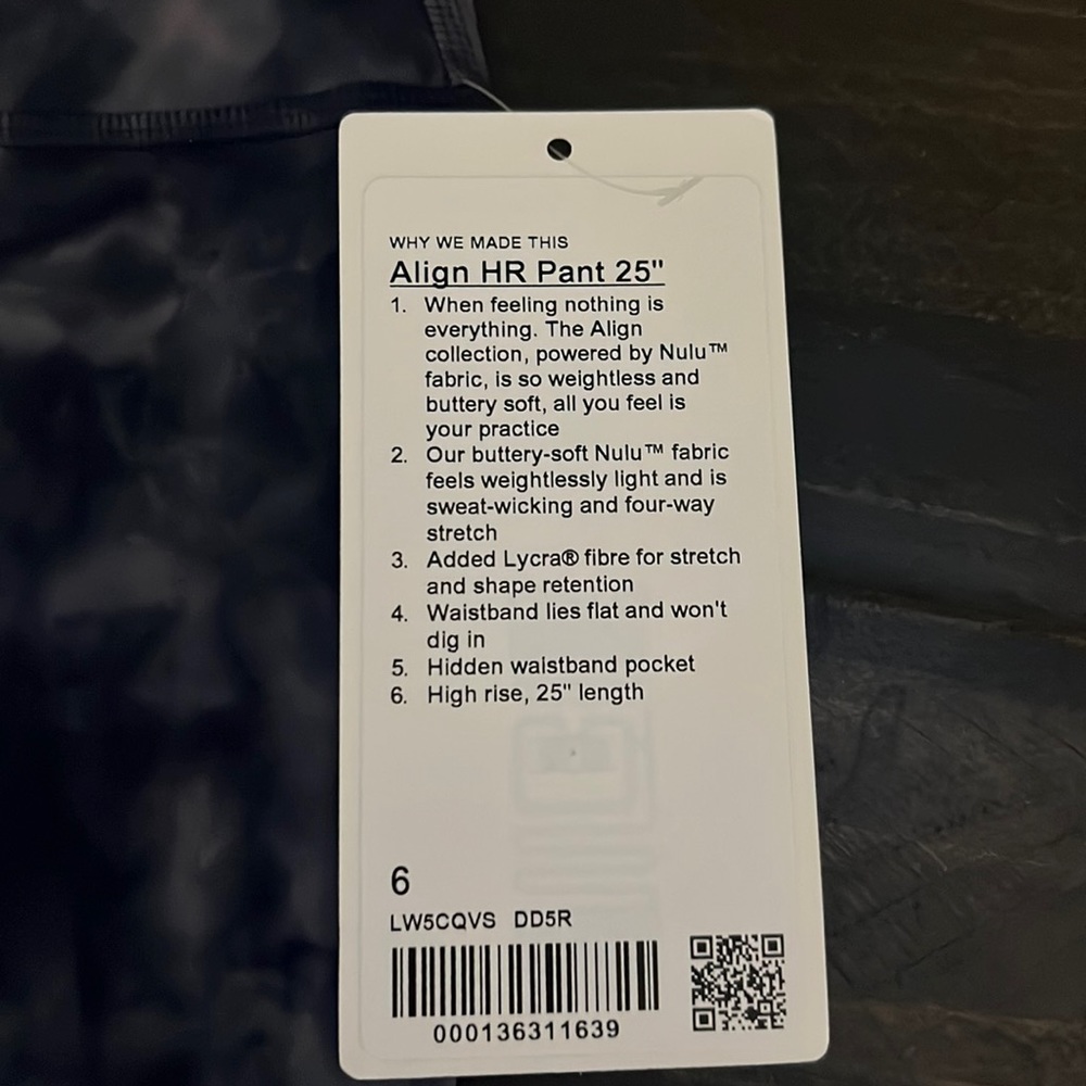 Lululemon high rise 25’ leggings